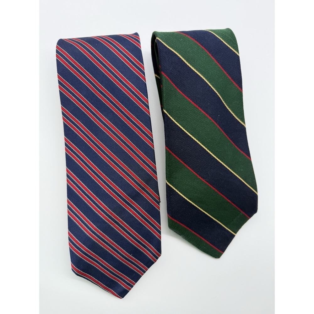 Lot Of 2 Brothers Makers tie Classic line all silk made in the‎ USA